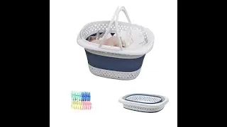 Collapsible Laundry Basket with Handle