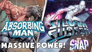MASSIVE Power with Silver Surfer & Absorbing Man - Marvel Snap
