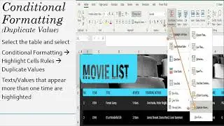 ExcelBook Conditional Formatting