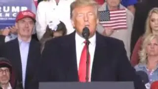 Trump Makes Fun Of Obama For His Small Crowd At Midterm Rally