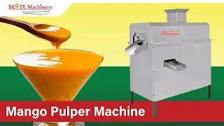 Mango Pulper | Mango Pulp Processing Machinery | Fruit Pulp Making Machine | Blaze Machinery