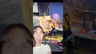 Painting Puppets!  by Galeria_Morionet on IG #artreview