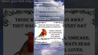 Signs from above, ask, believe,receive !