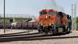 My First Video of BNSF in Belen, New Mexico. Eastbound Manifest.