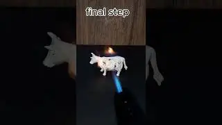 Plastic Cow Toy vs Extreme Fire! 🐄🔥 Meltdown Madness!