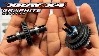 XRAY X4 | Gear Differential and Front Solid Axle Assembly