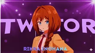 Rikka Inohana EP 1 | Tune in to The Midnight Heart | Twixtor Clips 4k | CC AND WITHOUT CC