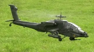 Scale Hughes and Apache Helicopter