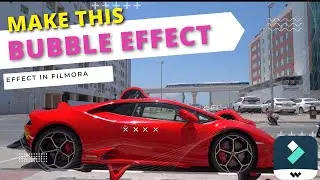 How to create Mercury Liquid  effect in Filmora | Mercury Bubble Warp Effect In FILMORA