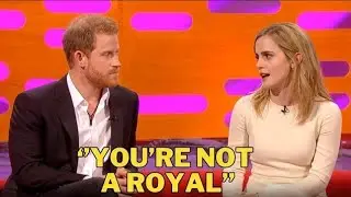 Emma Watson Silences Prince Harry on The Graham Norton Show After Tense Exchange