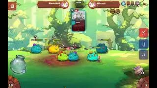 Axie Infinity: Origin - Plant Beast Dusk vs. Dusk Aqua Dusk