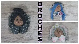 Broches Artesanales Crea accesorios originales con Materiales Simples