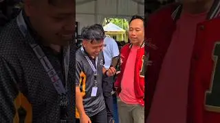 Momen akangmv ketemu deny cagur saat di acara panca garage #motovlog
