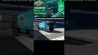 Download & Install Unlimited Money + XP MOD in ETS 2 v.1.55 🔥 #shorts #ets2