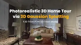 Photorealistic 3D Home Tour via 3D Gaussian Splatting