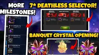 7🌟DEATHLESS SELECTOR! Kabam ADDS More BANQUET Milestones + FIRST R5 7🌟 REVEALED! | MCOC