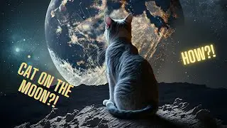 Artificial intelligence saw a cat in space! | AI Art | Neural networks | Midjourney