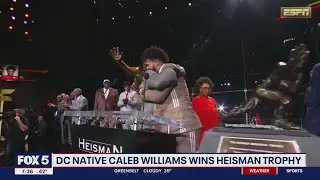 DC native Caleb Williams wins 2022 Heisman Trophy | FOX 5 DC