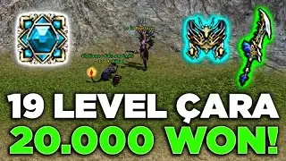19 LEVEL ÇARA 20.000 WONLUK YATIRIM YAPMAK !! | Metin2 Charon #2