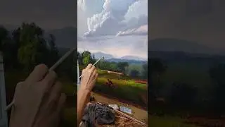 Subtle glazes add more atmospheric perspective, creating the illusion of distance