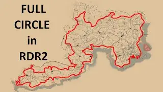 Red Dead Redemption 2 - Riding around the map - full circle