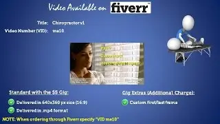Chiropractor Chiropractic Office Marketing Web Website Video me10