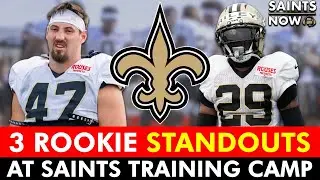 3 Saints Rookies SHOWING OUT At New Orleans Saints Training Camp