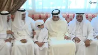 منصور بن زايد يزور المواطن حمد الزعابي بمنطقة الرفاعة في رأس الخيمة