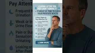 Leaking After You Pee Don&rsquo;t Ignore It &ndash; Prostate Health #shorts #shortsfeed #trending #viral