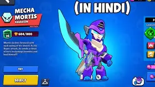 New Update & Mecha Mortis Skin Brawl Stars Gameplay in Hindi
