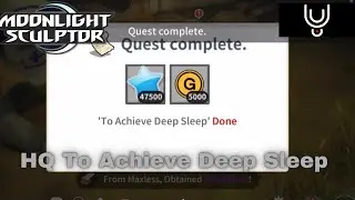 Moonlight Sculptor MMORPG : Hidden Quest To Achieve Deep Sleep