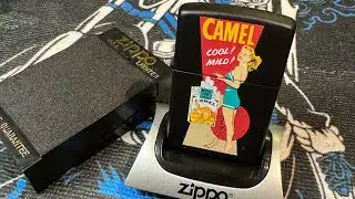 Vintage Camel Cigs Zippo!