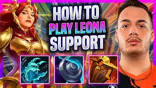 LEARN HOW TO PLAY LEONA SUPPORT LIKE A PRO! - FNC Rhuckz Plays Leona Support vs Tahm Kench! |