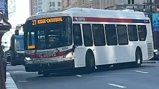 SEPTA 2025 New Flyer XDE40 #3855 on Route 27 to Ridge & Cathedral