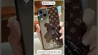 Luxury Cute Bear Phone Case For iPhone 14 Plus 13 12 11 Pro Max 13 Pro 12 Pro 7 8