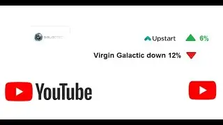 Virgin Galactic down 12% #Stocks