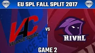 SMITE Pro League, осенний сплит, неделя 3, Европа, 2017 &mdash; Valance Squad против Team Rival (игра 2)