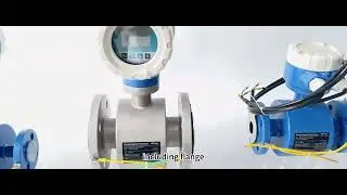 Digital Electromagnetic Flowmeter Liquid Water Slurry Magnetic Flow Meter of conducting liquid