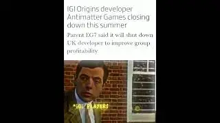 IGI Origins Cancelled 💔 Only Old Pc Gamers Can Understand 🙂 #shorts