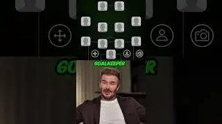 David Beckham Picked His Ultimate Team 😱🔥#efootball #efootball2025 #shorts