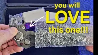 MONSTER folding KNIFE Unboxing! Maxace TITANIS w/ Timascus!