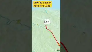 New Delhi to Leh Ladakh Road Trip | World Highest Motorway | Bikers Dream trip #travel #ladakh #leh