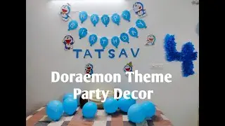 Doraemon Theme Party | Birthday Party Decoration | Party Decor | Kids Birthday Party Decoration Idea