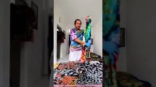 ice dye (Mandala tapestry) #shorts #tapestry #tiedye #icedye #mandala