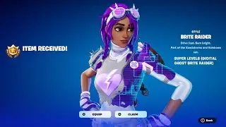 FORTNITE DIGITAL GHOST BRITE RAIDER UNLOCKED