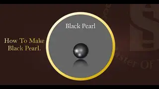 How to make Black Pearl on Corel Draw || Jewellery Design