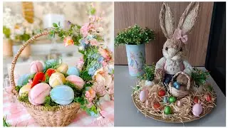 EASY EASTER TABLE CENTERPIECE IDEAS |EASTER DECORATION DESIGN 