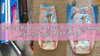 Review Pull-Ups Boys' Potty Training Pants, Size 2T-3T Training Underwear (16-34 lbs), 23 Count