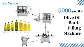 Automatic Cooking Organic Olive Oil Bottle Filling Bottling Capping Machine Plant Production Line