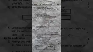 10th Rayat shikshan sanstha satara | English question paper #rayatshikshansanstha #english #ssc2025